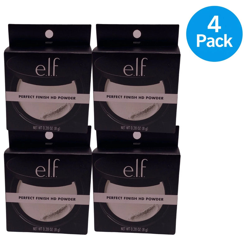 e.l.f. Perfect Finish HD Powder Translucent Clear 0.28oz 4 Pack New