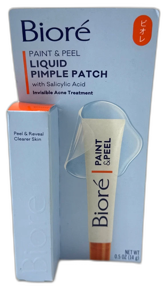 Biore Pimple Patch Liquid Paint Peel Salicylic Acid Exp 02/27 Pack of 12 New
