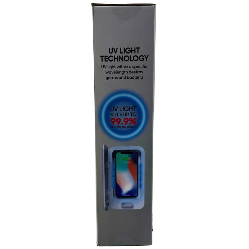 Sharper Image UV-Zone UV Light Phone Sanitizer Fits Most Smartphones 2 Pack New