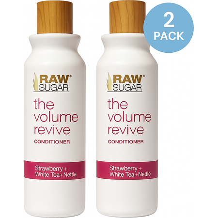 Raw Sugar Volume Revive Conditioner 18 oz 2 Pack Strawberry Tea New