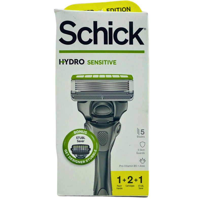 Schick Hydro Skin Comfort Sensitive Razor Handles & Blades Refills 5 Pack Assort