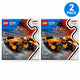 LEGO City McLaren Formula 1 Race Car 60442 Building Toy Set 86 Pieces 2 Pack