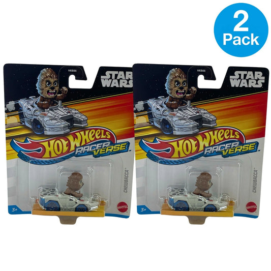 Hot Wheels RacerVerse Star Wars Chewbacca Die-Cast Car 2 Pack New