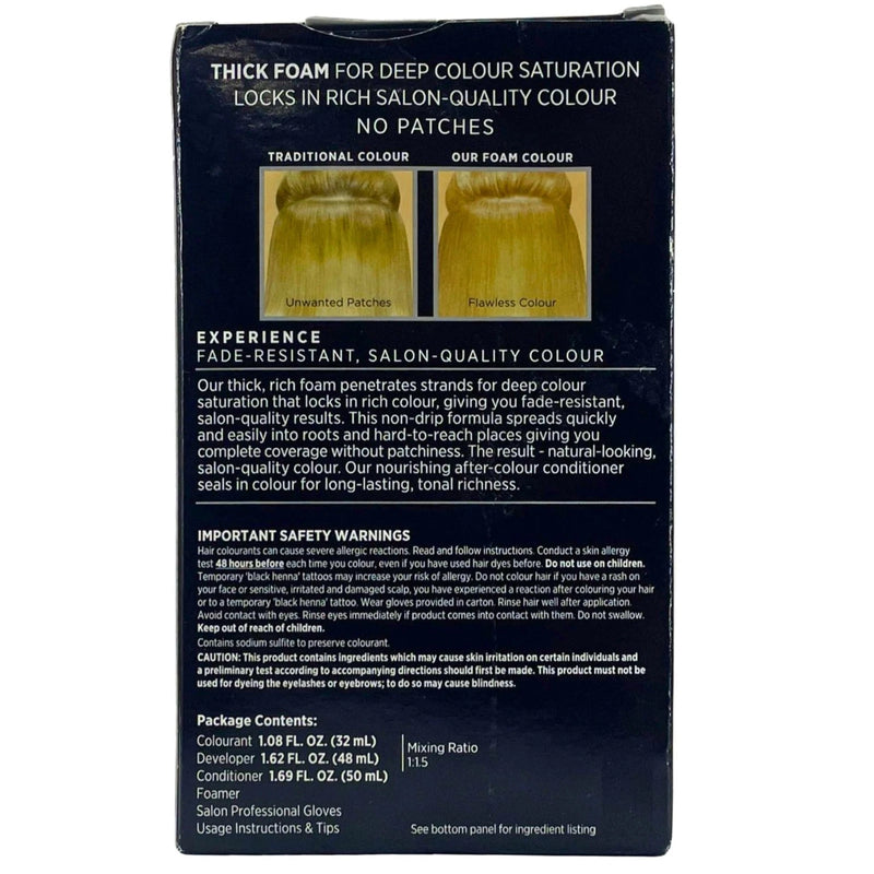 John Frieda Precision Foam Colour 9N Light Natural Blonde 3 Pack New