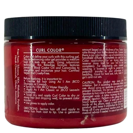 As I Am Curl Color Hot Red Temporary Color 6 Oz 2 Pack New