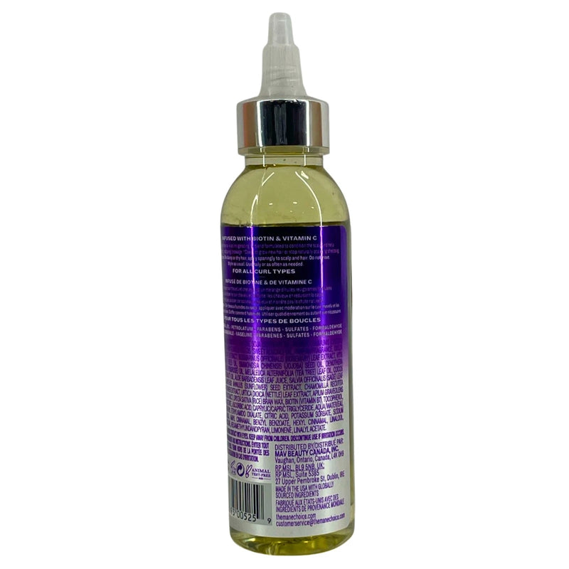 The Mane Choice The Alpha Multi-Vitamin Growth Oil Biotin & Vitamin C 4 Pack New