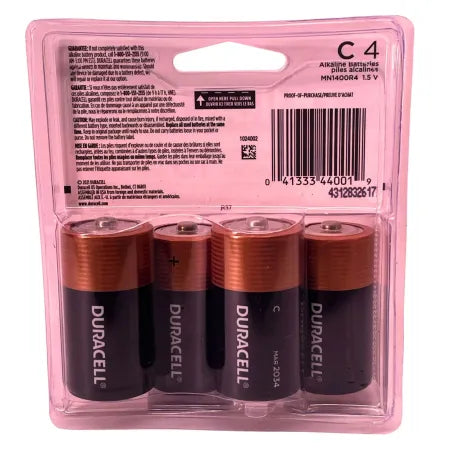 Duracell C Alkaline Batteries 12 Count (3 Packs) Exp Mar 2034