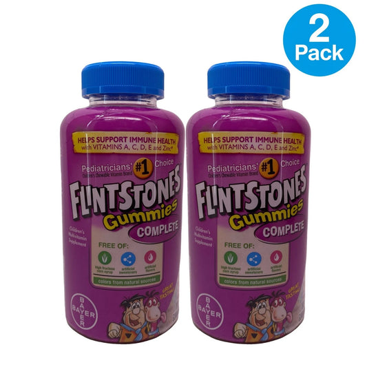 Flintstones Complete Multivitamin 180 Gummies 2 Pack Exp 07/2027 New