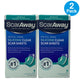 ScarAway Medical-Grade Silicone Clear Scar Sheets 1.5" x 3" 6 Sheets 2 Pack New