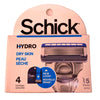 Schick Hydro Skin Comfort Dry Skin Razor Refills with Coconut Oil & Ceramides