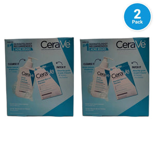 CeraVe Acne Control Cleanser 12 Fl Oz Blemish Barrier Exp 09/27 Pack of 2 New