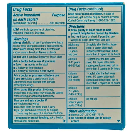 Imodium A-D Anti-Diarrheal Caplets – 24 Count – New