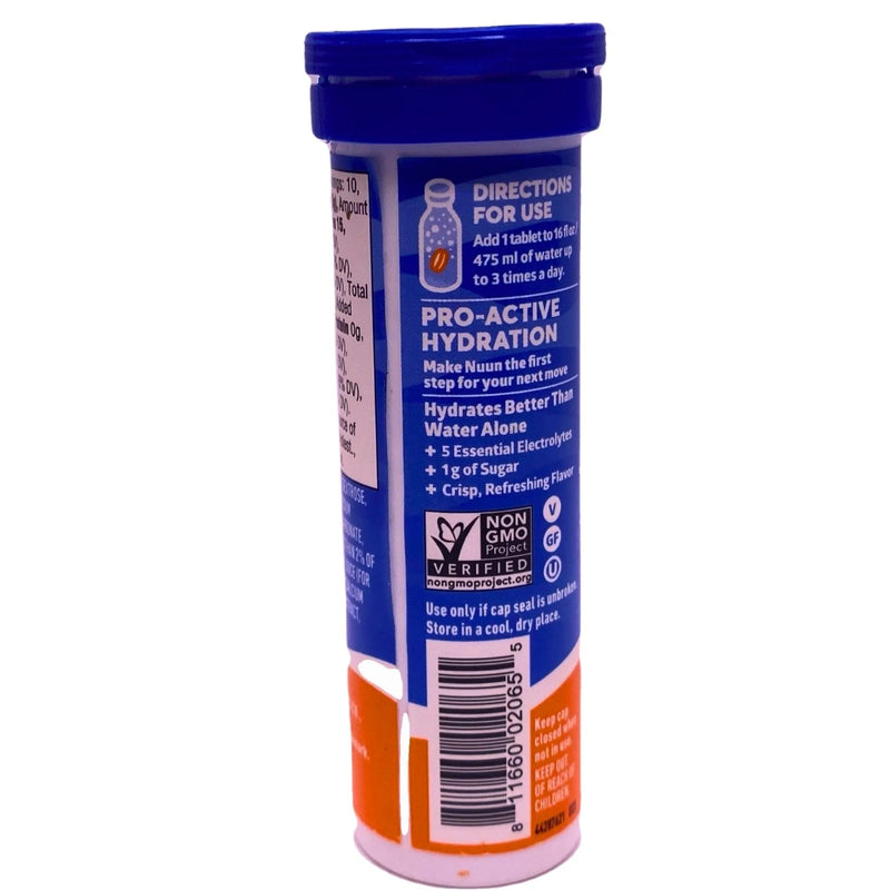Nuun Sport Hydration Orange Flavored Effervescent Electrolyte Drink 2 Pack New