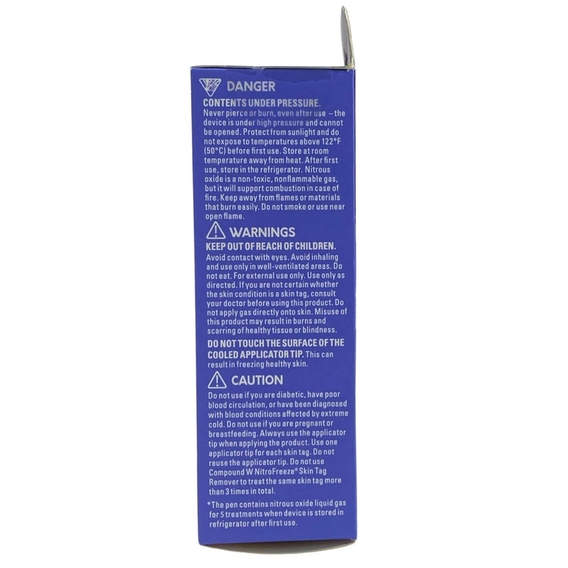 Compound W NitroFreeze Skin Tag Remover Freeze Pen Kit 4 Tips 1 Pack Exp 07/2028