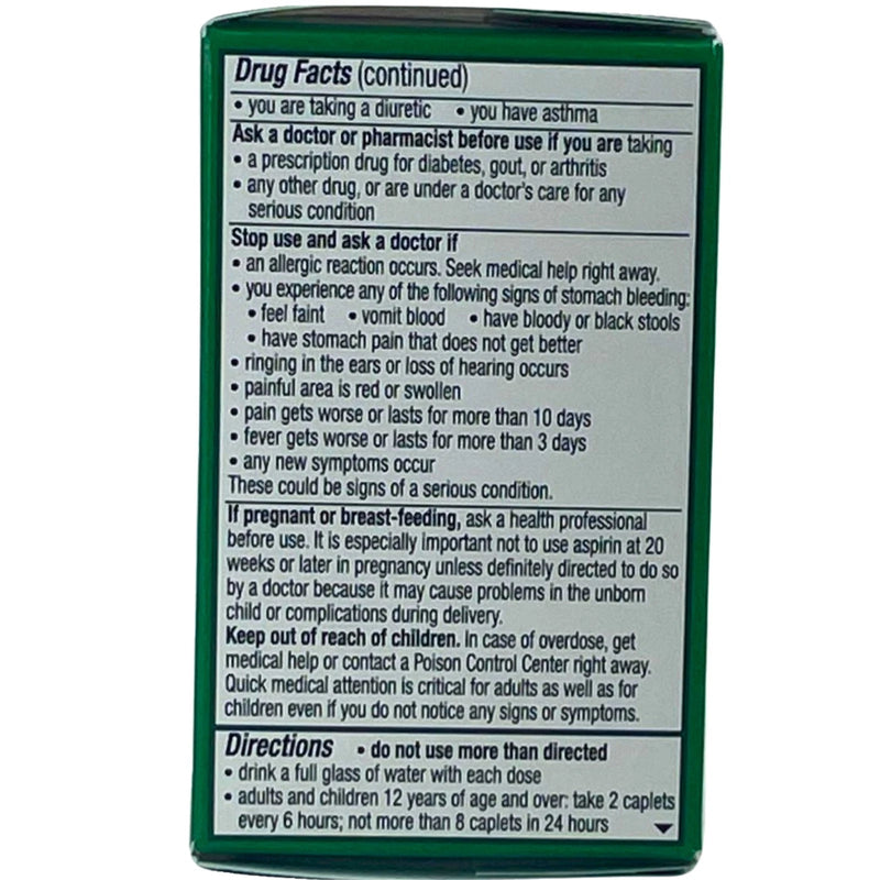 Excedrin Extra Strength Pain Reliever Caplets 24 Count 3 Pack Exp 11/28 New