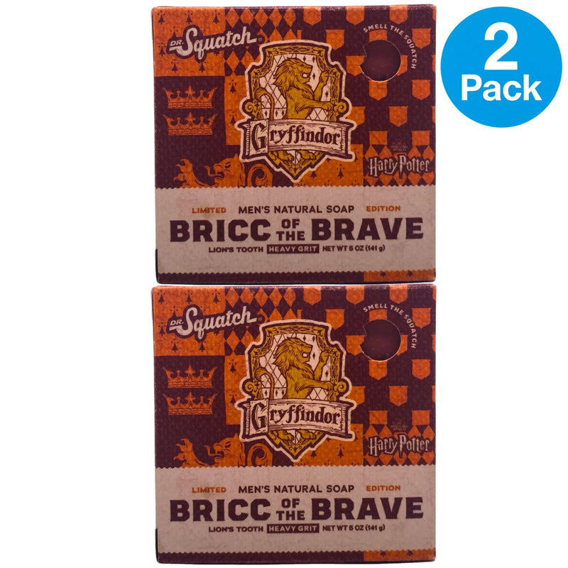 Dr. Squatch Harry Potter Gryffindor Bricc of the Brave Men's Natural Soap 5 oz