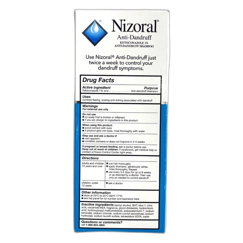 Nizoral Anti-Dandruff Shampoo Fresh 7fl 200ml Dandruff Relief Exp 04/28 New