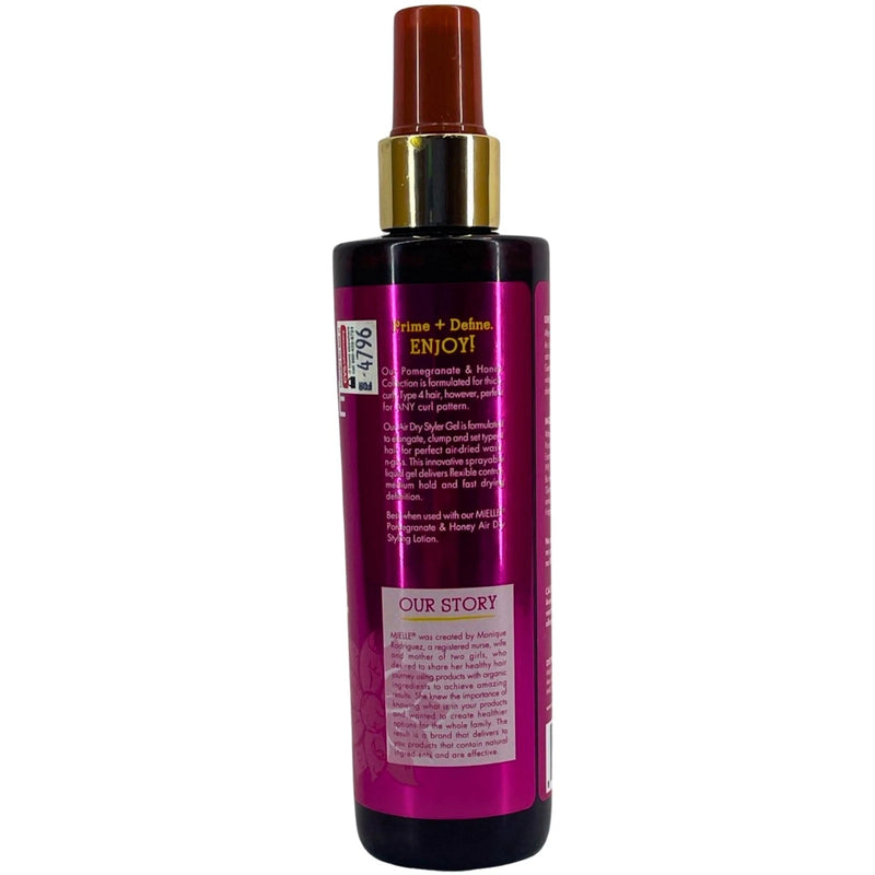 Mielle Organics Pomegranate & Honey Air Dry Styler Gel Sprayable Curls 2 Pack