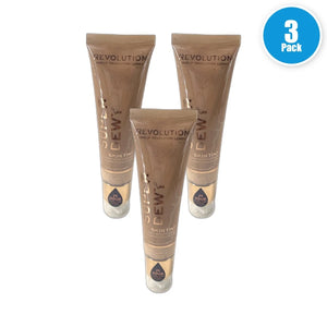 Makeup Revolution Superdewy Tinted Moisturizer Light 55ml Light Pack of 3 New
