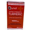 Qunol Extra Strength Turmeric Curcumin 1000mg supplement bottle - 60 capsules for wellness support