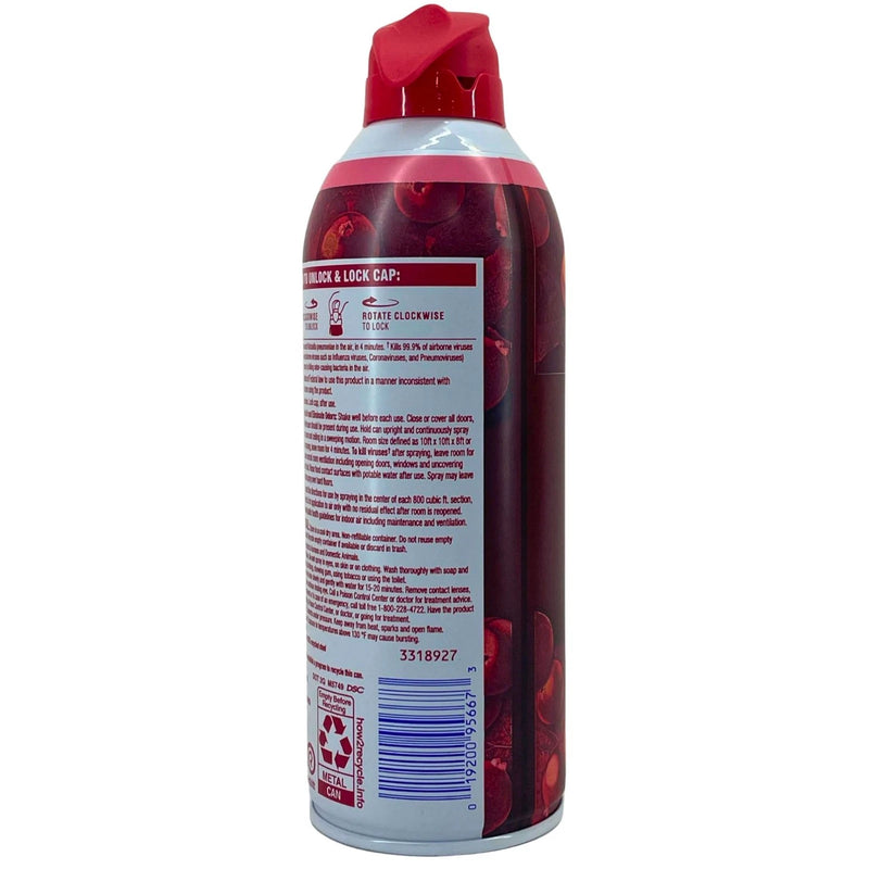 Lysol Air Sanitizer Berry Burst 10 Oz 4 Pack New