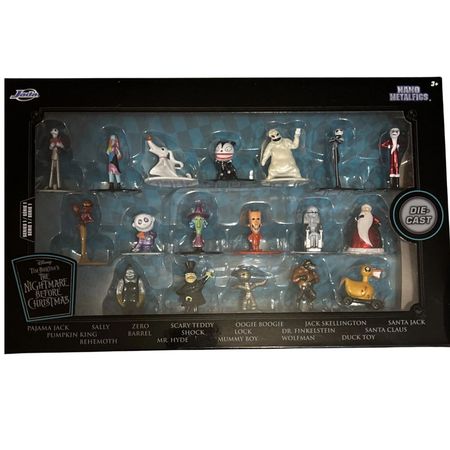 Jada Nano Metalfigs Nightmare Before Christmas 18 Figures Set New