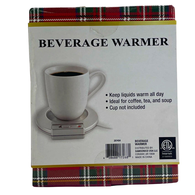 The Original Fun Workshop Electric Beverage Warmer Desktop Mug Heating Pad 2 Pac