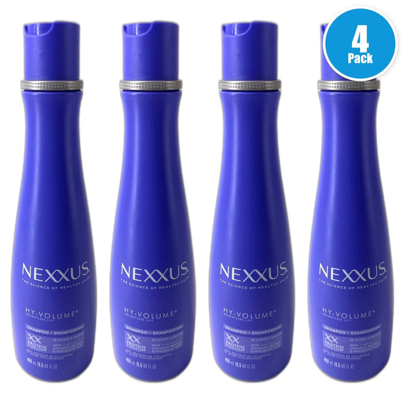 Nexxus Hy-Volume Shampoo and Conditioner XX Protein Fusion 13.5oz Pack of 4 New