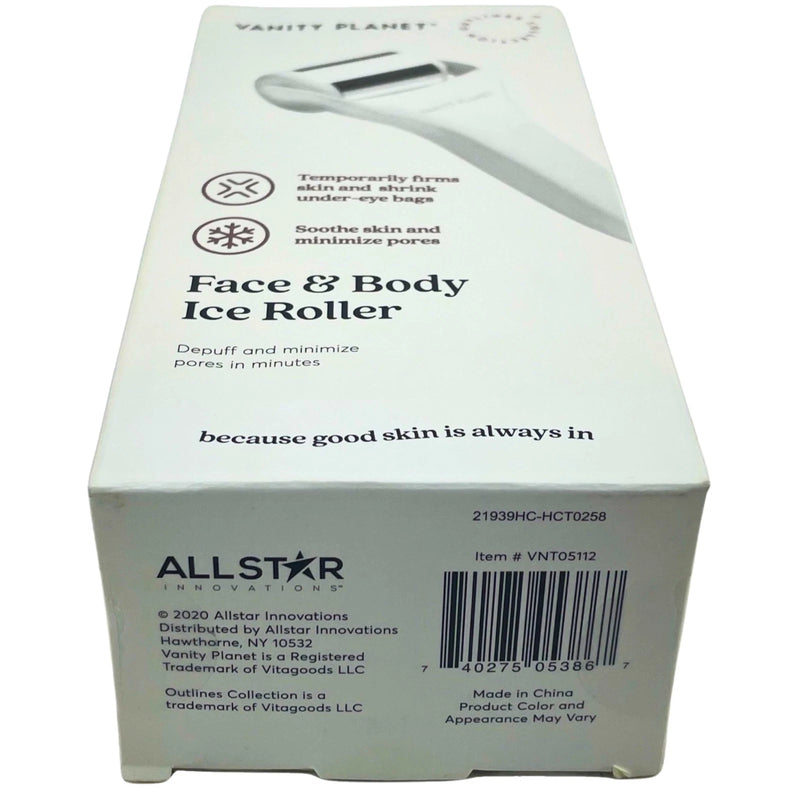 Vanity Planet Outlines Collection Face & Body Ice Roller Cold Therapy Skin Care