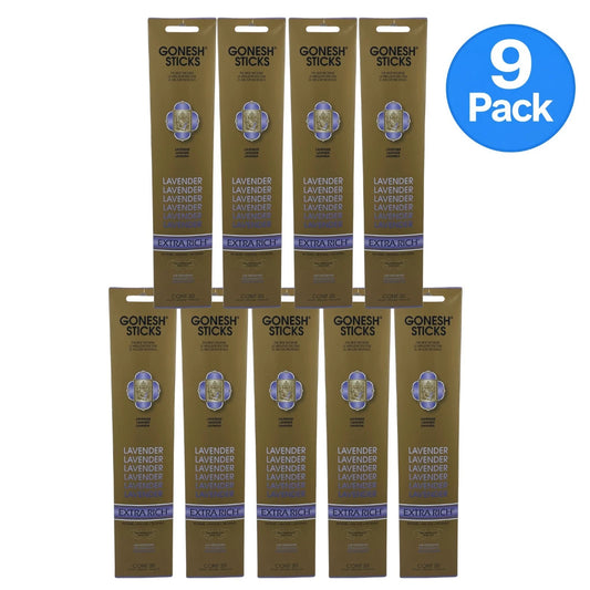 Gonesh Extra Rich Lavender Incense Sticks 20 Ct 9 Pack New
