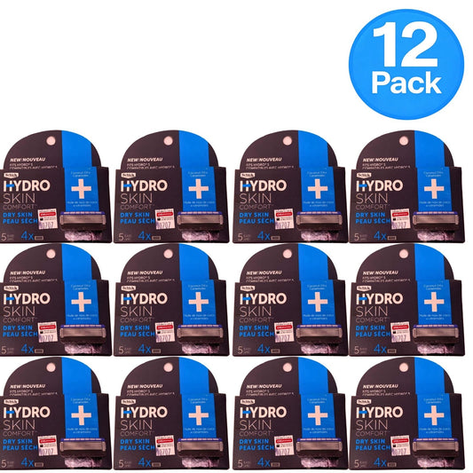 Schick Hydro Skin Comfort Dry Skin Razor Refills with Coconut Oil & Ceramides