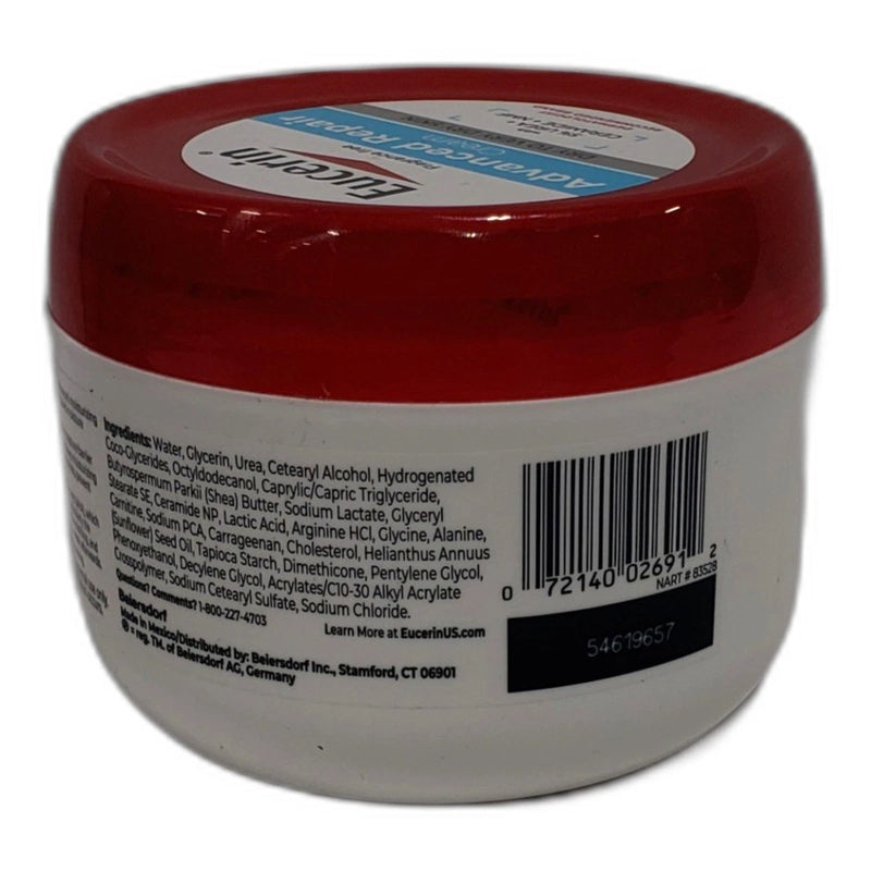 Eucerin Advanced Repair Fragrance-Free Body Cream Dry Skin Pack of 3 New