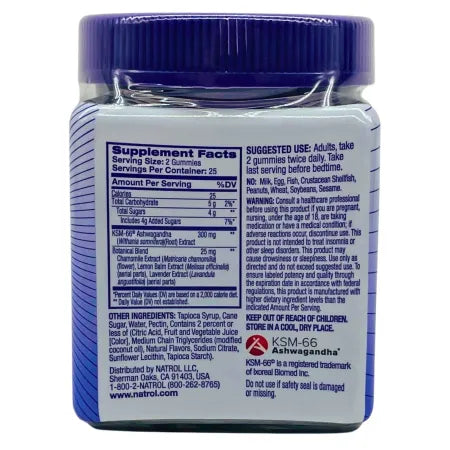 Natrol Soothing Night Gummies Blueberry 50 ct - 2 Pack - New 3