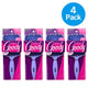 Goody Strength & Shine Paddle Brush Black Castor Oil Infused 4-Pack New