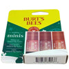 Burt's Bees Holiday Minis Tinted Lip Balm Hibiscus Red Dahlia Rose 3 Ct 10 Pack