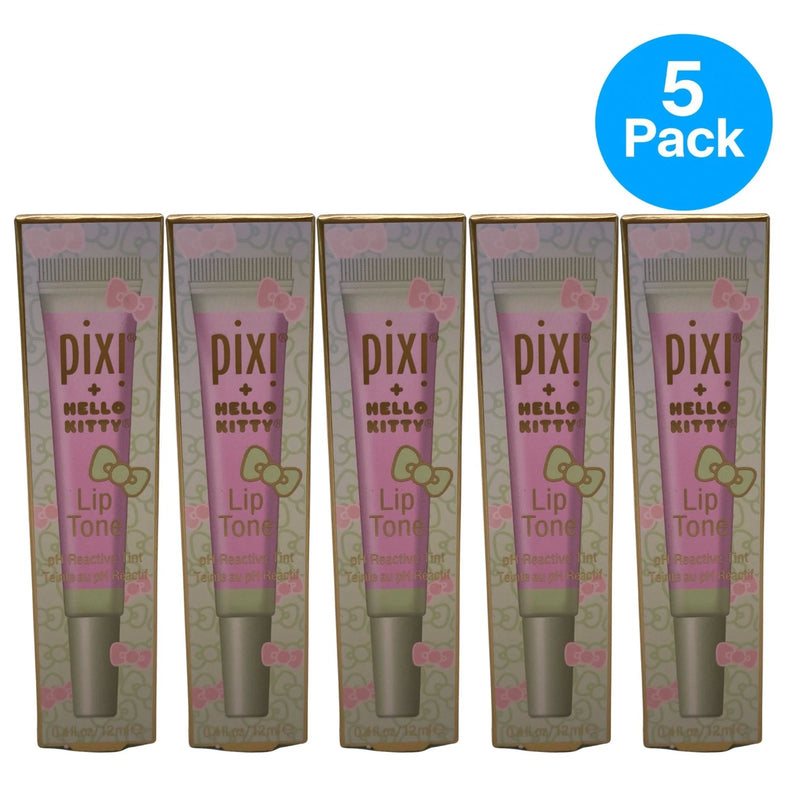 Pixi Hello Kitty Lip Tone Prettiness pH Reactive Tint 0.4 fl oz 5 Pack New