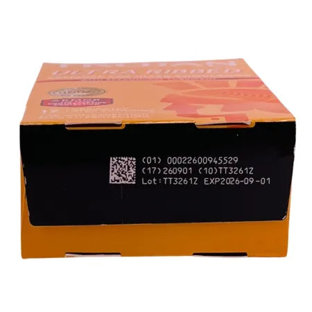 Trojan Ultra Ribbed Lubricated Latex Condoms 12 Count 5 Pack New