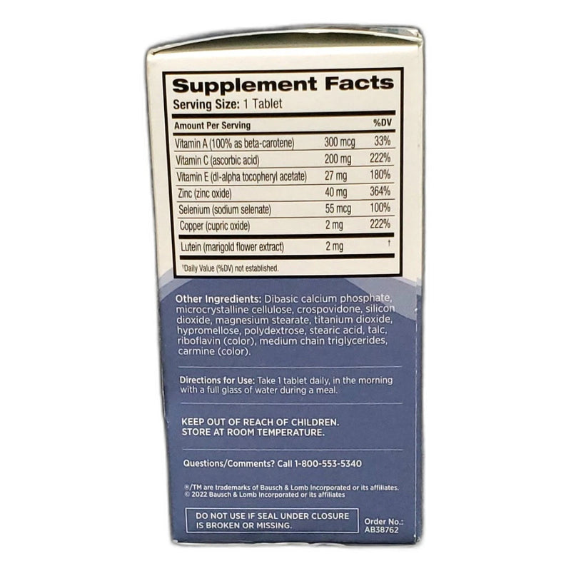Bausch Lomb Ocuvite Eye Supplement Lutein 360 Total Exp 02/27 Pack of 3 New