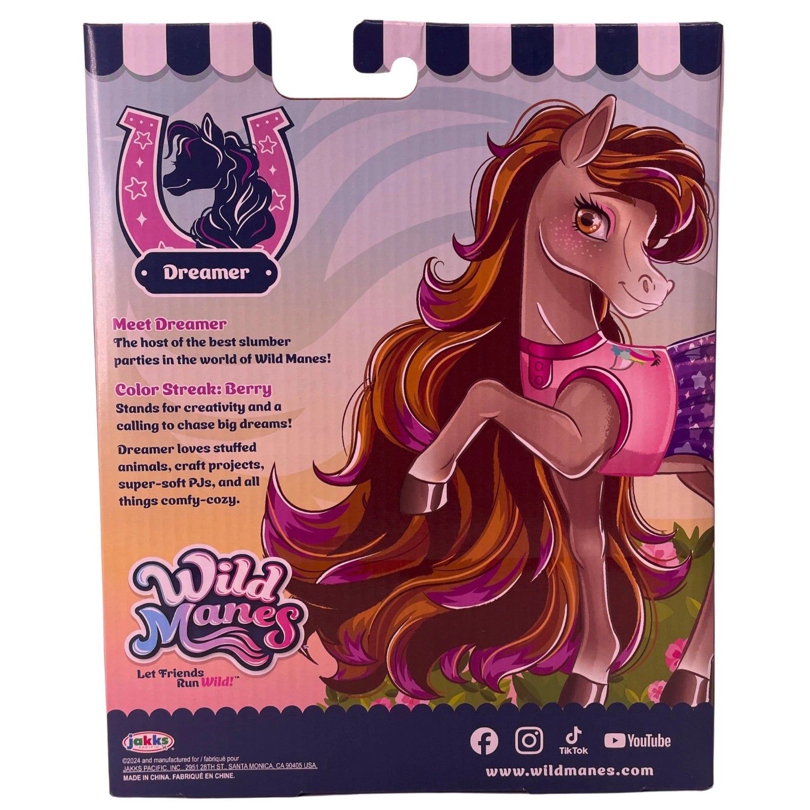 Wild Manes Horse Toy Set w/ Accessories 2 Pack New