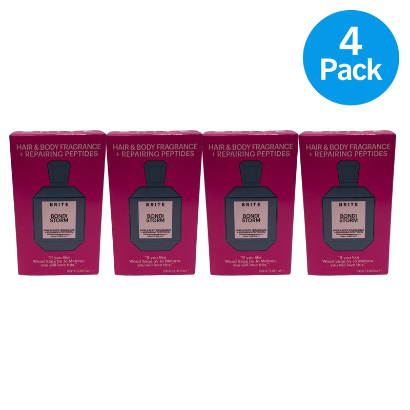 BRITE Bondi Storm Hair & Body Fragrance 3.38 oz 4 Pack New