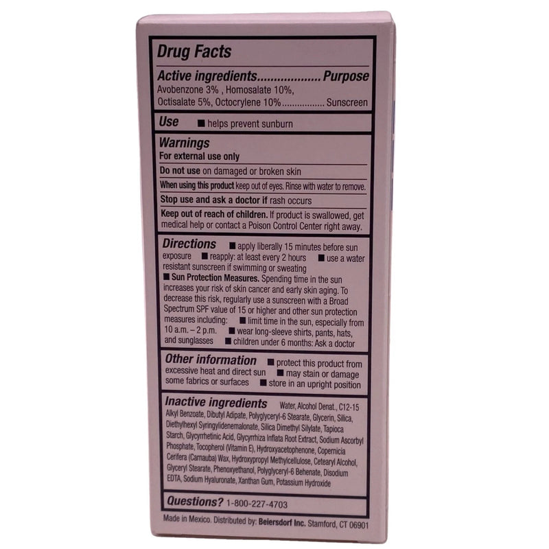 Eucerin Advanced Hydration SPF 50 Face Sunscreen 1.7 oz 4 Pack New Exp: 08/26