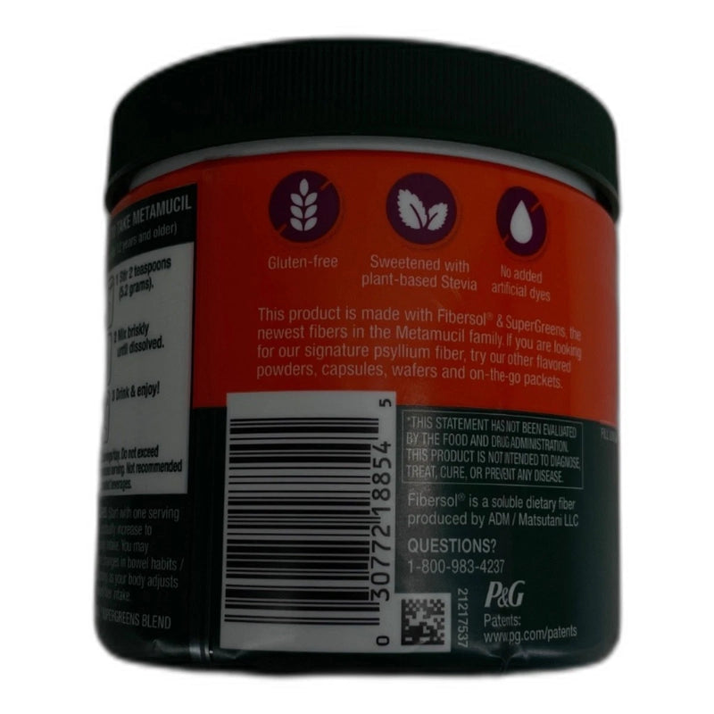 Metamucil Supergreens Digestive Blend 4 Total Exp 01/27 Pack of 4 New