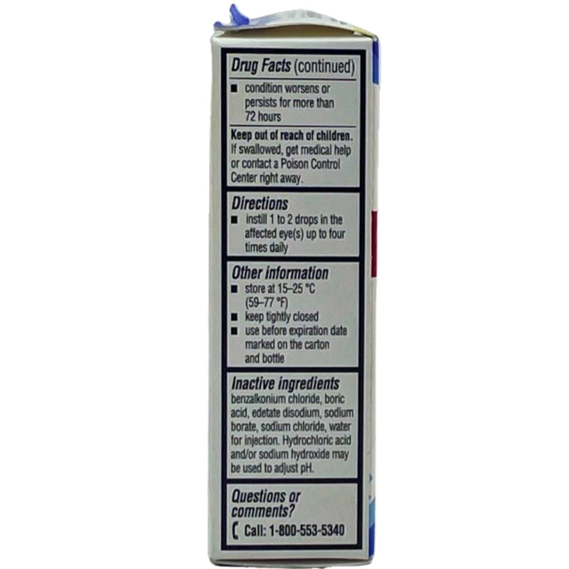 Bausch Lomb Advanced Eye Relief Maximum Redness Reliever Drops 3 Pack Exp 08/27