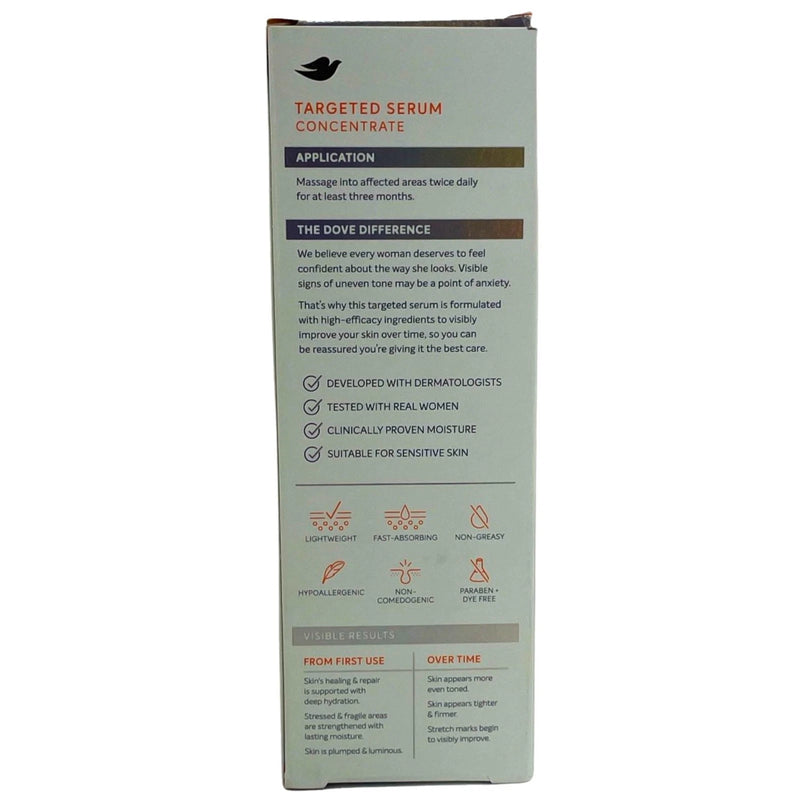 Dove Targeted Serum Concentrate Skin Tone Corrector Stretch Mark Treatment 3.2oz