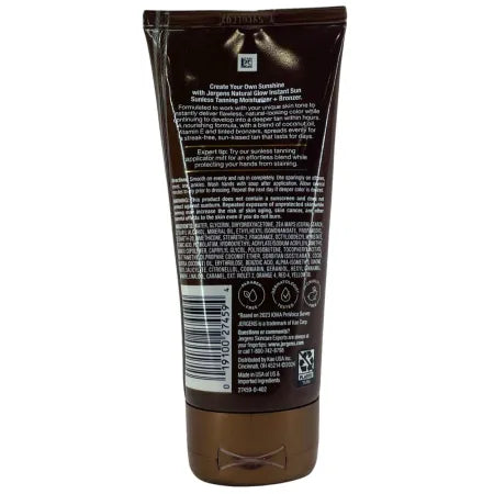 Jergens Natural Glow Instant Sun Deep Bronze Tanning Lotion 6 Oz 5 Pack