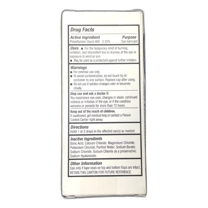 Blink GelTears Severe Dry Eye Symptom 0.34FlOz Exp 03/27 Pack of 3 New