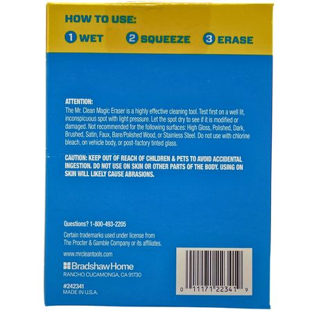 Mr. Clean Magic Eraser Handy Grip Starter Kit All Purpose Pads (2 Pack) New