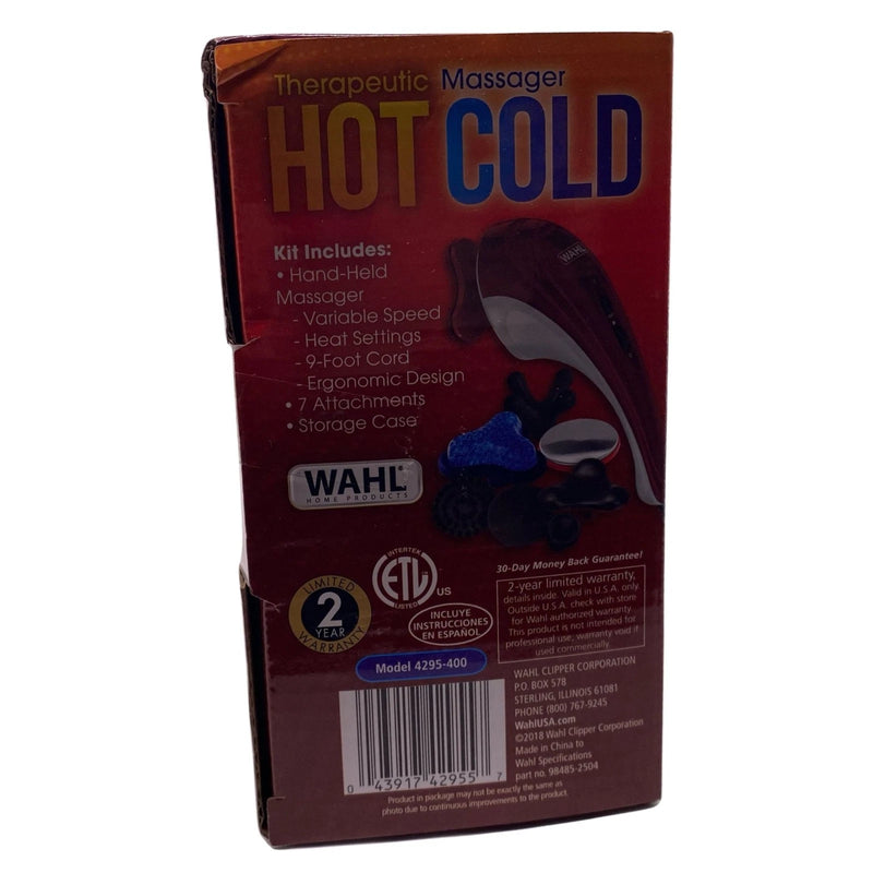 Wahl Hot Cold Therapeutic Massager Model 4295-400 1 Pack New