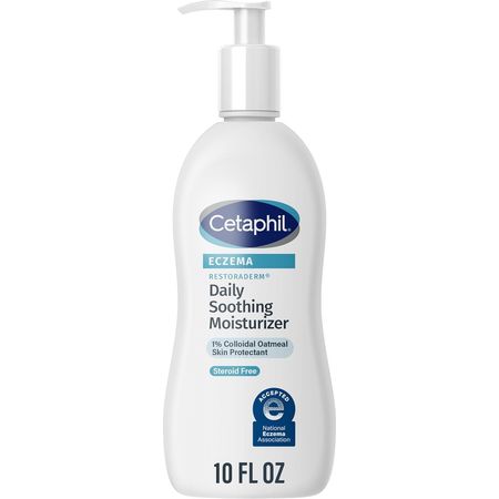 Eczema, Restoraderm Soothing Moisturizer, Fragrance Free, 10 fl oz (296 ml), Cetaphil