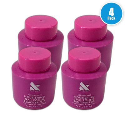 Olive & June Nourishing Remover Pot Non Acetone Nail Polish Pack of 4 New
